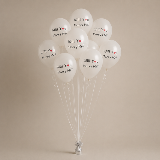 “Will you marry me ?” ballonnen