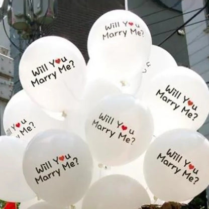 “Will you marry me ?” ballonnen
