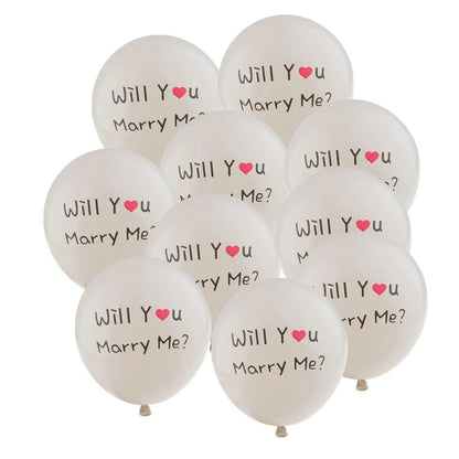 “Will you marry me ?” ballonnen